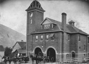 The new Fire Hall, built 1913.