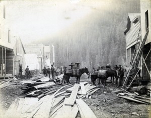 An early building site - possibly one of Houston's