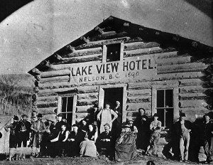 Rough accommodation for an early visitor - possibly the first roof Houston slept under in Nelson